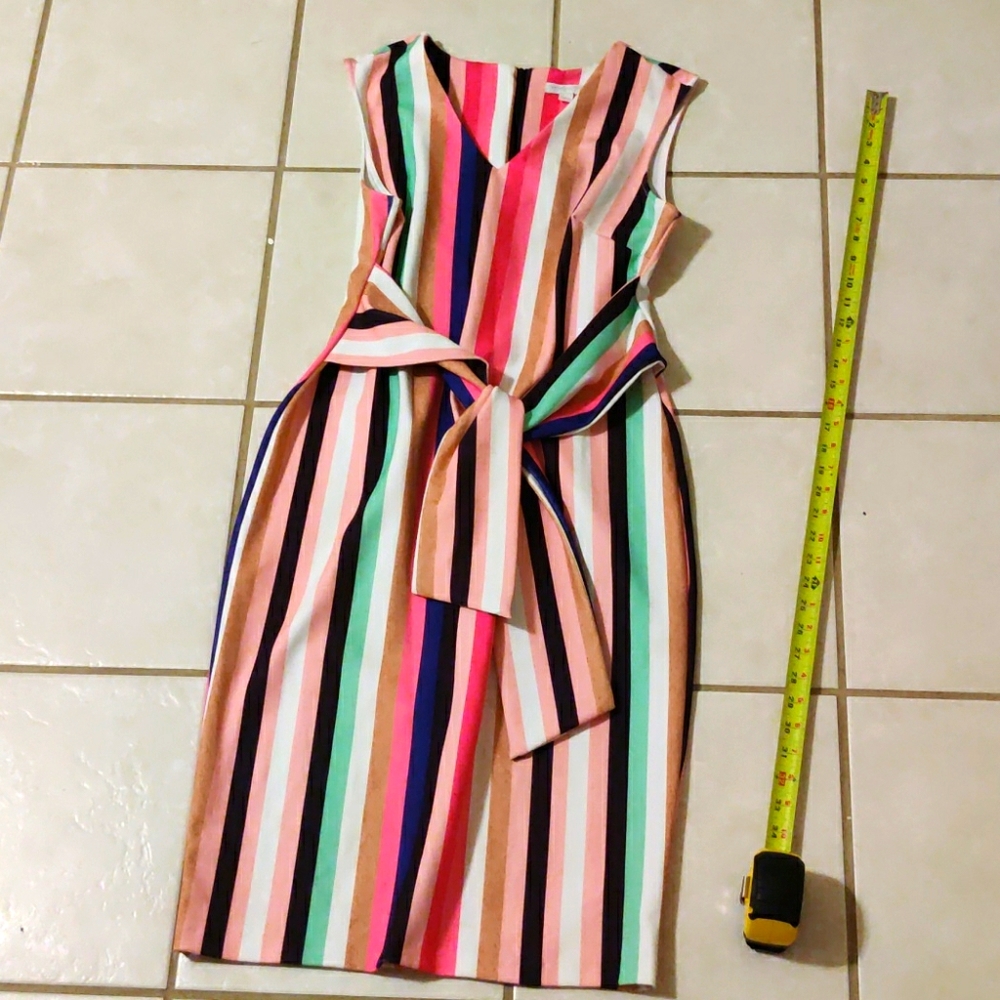 Fitted Multicolor pencil skirt dress